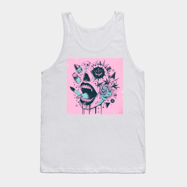 Edgy Pastel Aesthetic Tank Top by TaevasDesign